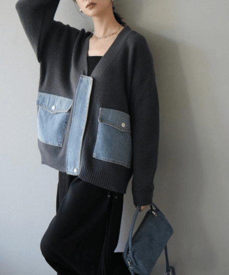 knit top & skirt set-up / 3color　hm2749