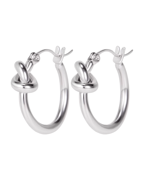 knot hoop pierce / 3color　hm2681