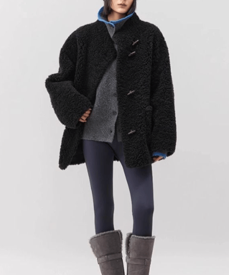 contrast color cardigan / 2color　hm1880