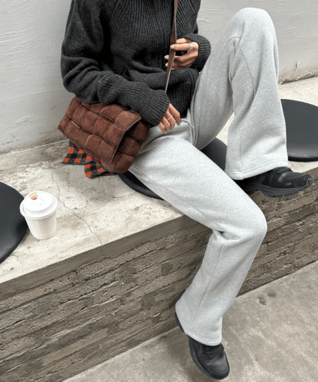 back boa sweat pants / 2color　hm1127