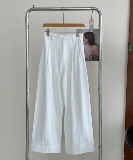 tuck wide pants / 2color　hm1602