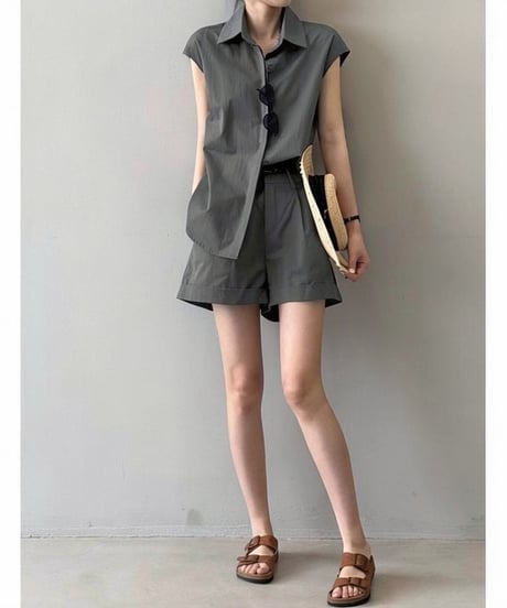 shirt & short pants set / 2color　hm2260