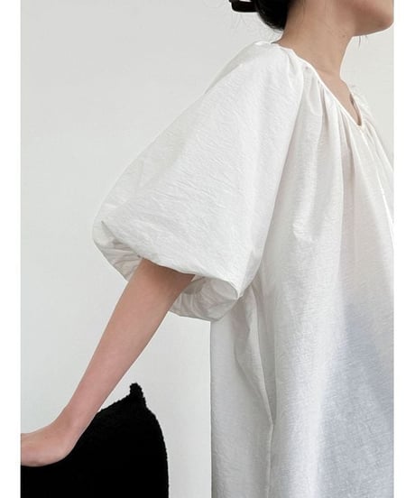 back ribbon blouse / 3color　hm2404