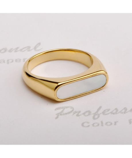 modern square ring / 4color　hm2777