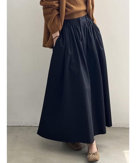 a-line gathered skirt　hm1741