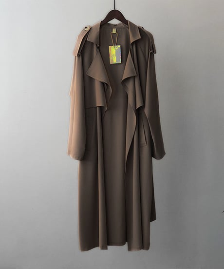 drape trench coat / 2color　hm2040