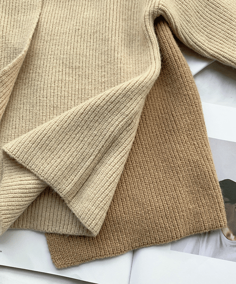 2button knit cardigan / 3color　hm1722
