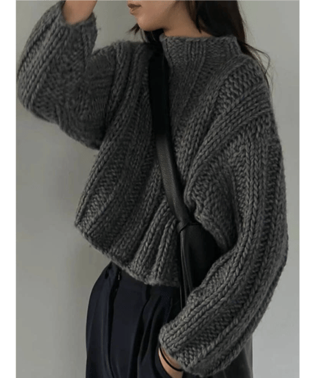 《即納》wide rib knit / 2color　hm1832