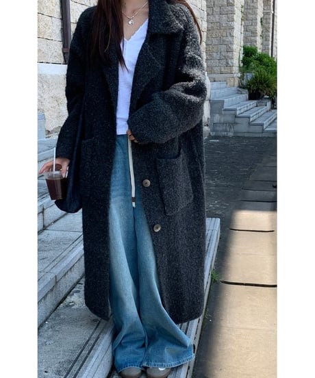 loose long knit cardigan　hm1883