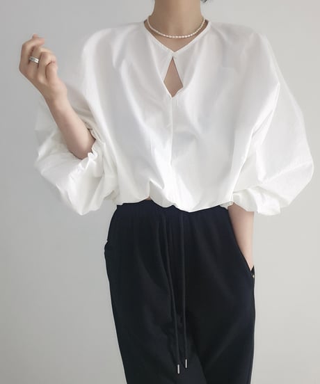 sleeve conscious blouse / 3color　hm1516