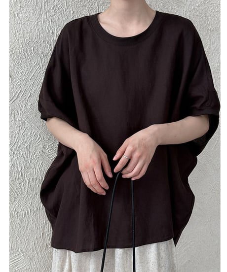 linen loose blouse / 2color　hm2942
