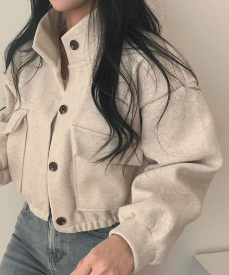 cropped tailored jacket / 4color　hm2750
