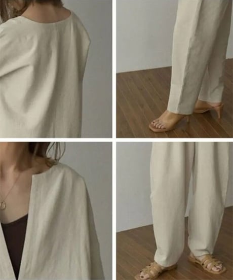 《即納》tops pants set up / 2color　hm1486