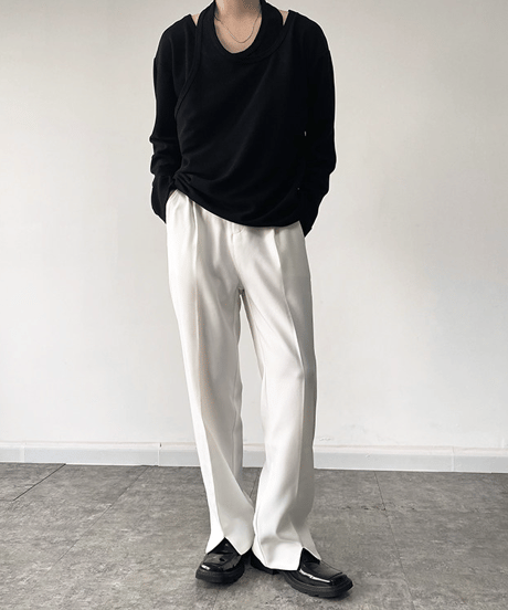 tank layered top / 2color　hm1735