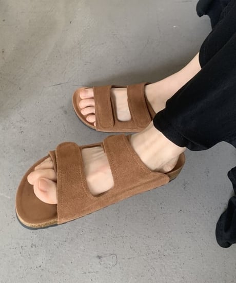 double belt sandal / 5color　hm2267