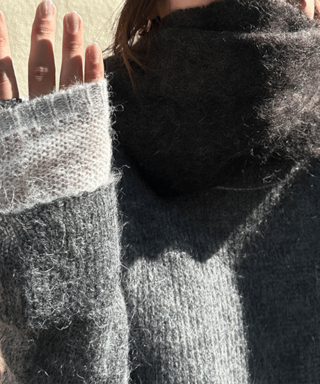 layer style knit top / 2color　hm1091