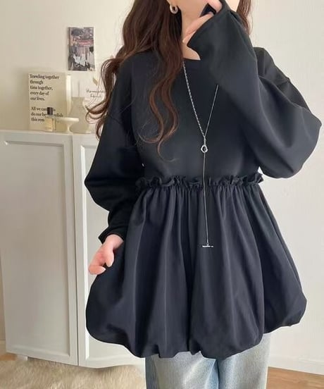 docking peplum top / 3color　hm2631