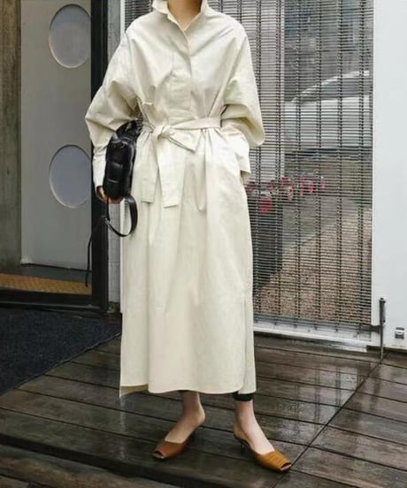 skipper ribbon dress / 2color　hm1675