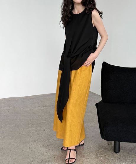 back slit skirt / 4color　hm2320