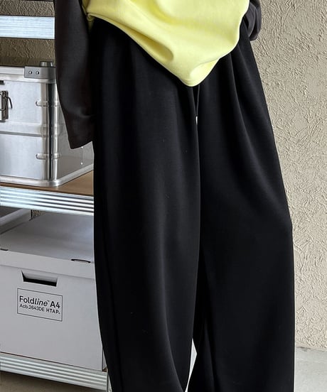 soft wide sweatpants / 3color　hm2065