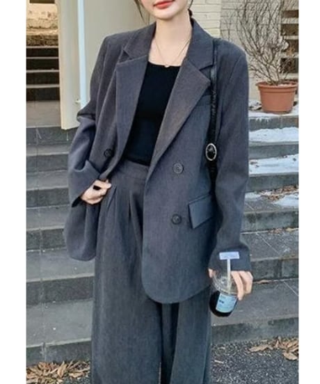 chic pants suit set　hm2508