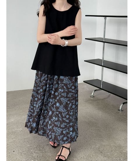 bloom maxi skirt / 2color　hm2229