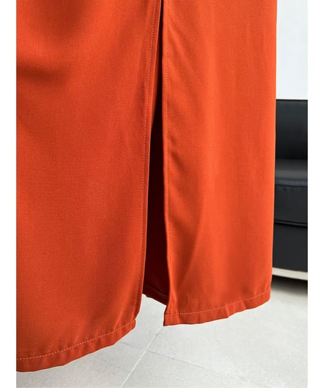 《即納》cross design v-neck dress / 2color　hm2046