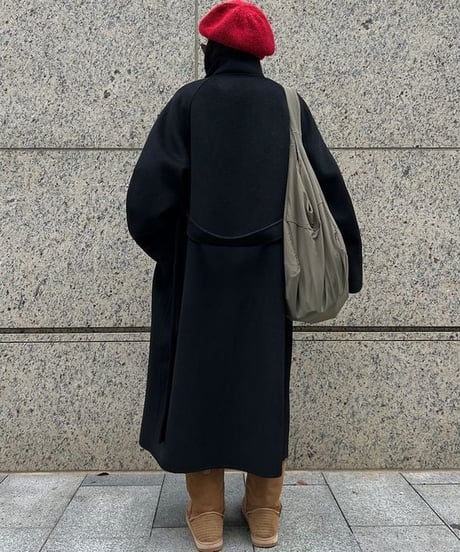 【wool100%】wool long coat / 2color　hm1785