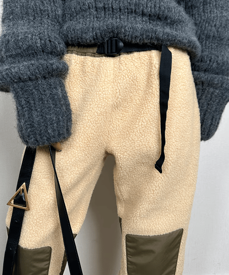 casual fleece pants / 2color　hm1752