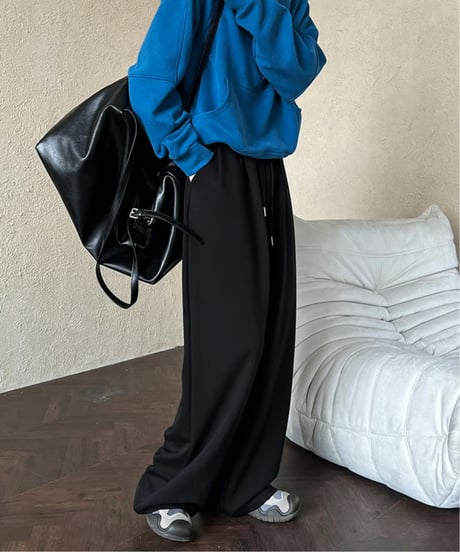 soft wide sweatpants / 3color　hm2065