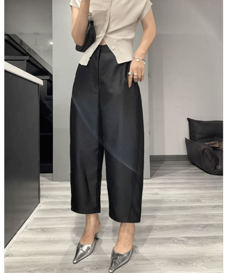 smooth tapered pants / 2color　hm2932