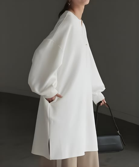 volume sleeve tunic / 4color　hm2569