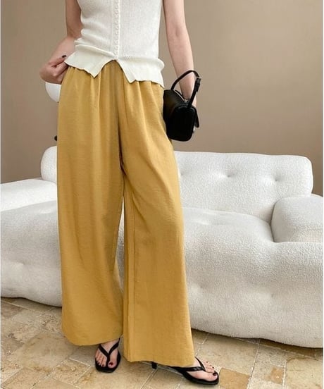 tuck wide pants / 4color　hm2368