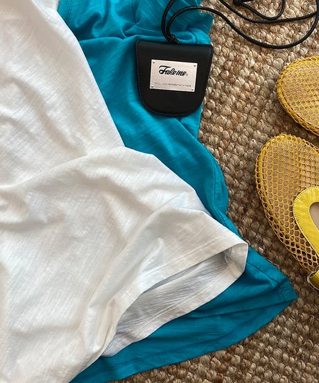 relax u-neck tee / 2color　hm2398
