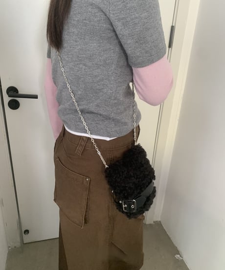 fur mini bag / 2color　hm2758