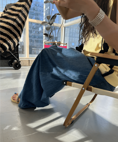 drawstring denim pants / 2color　hm2347