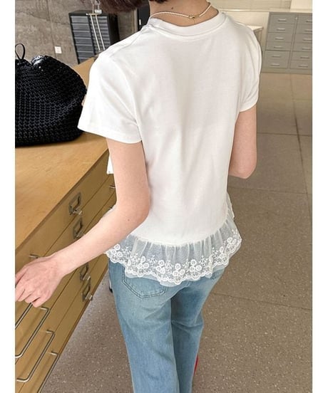 frill peplum cutsew / 3color　hm2337