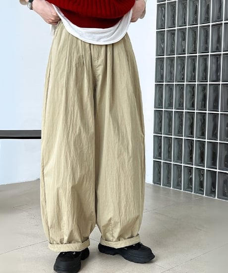 balloon wide pants / 3color　hm2058