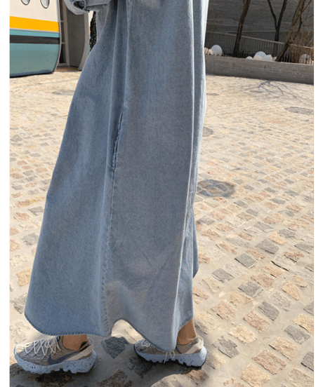 denim long jacket　hm2937