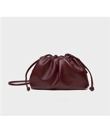 gathered clutch bag / 7color　hm2831