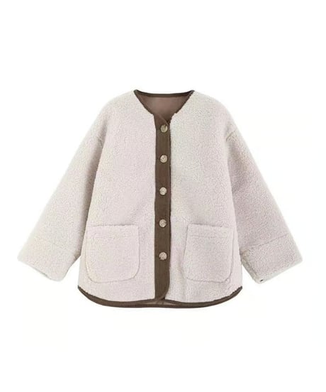 reversible boa blouson / 3color　hm2672