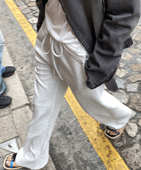 seam design easy pants / 2color　hm1301