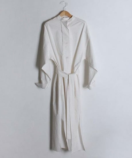 puff sleeve dress / knit vest　hm1721