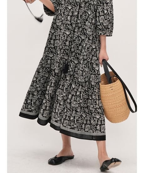 relax pattern dress　hm2322