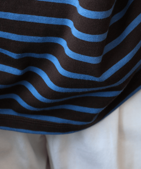 striped loose tee　hm2933