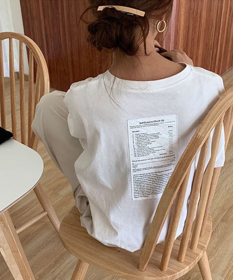letter wappen t-shirt / 2color　hm1364
