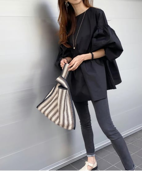 volume sleeve blouse / 2color　hm2571