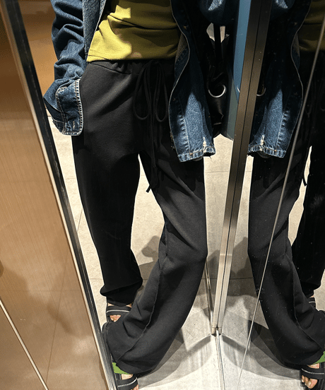 seam design easy pants / 2color　hm1301