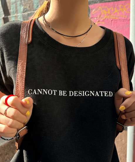 letter print t-shirt / 2color　hm1250