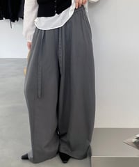 front ribbon pants  / 4color　hm2558